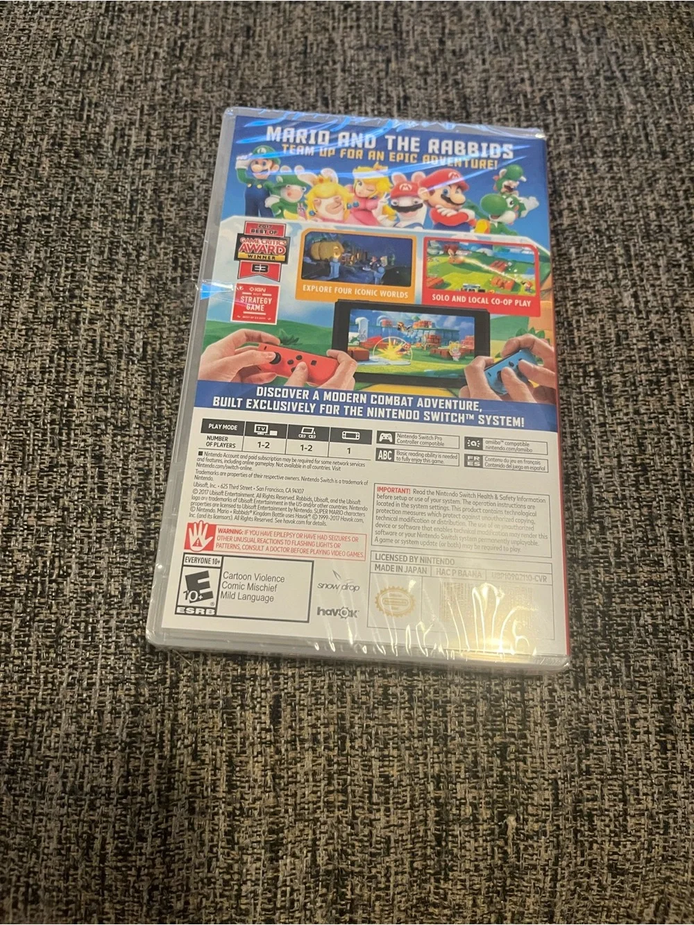 Mario + Rabbids Kingdom Battle for Nintendo Switch — Multicolor Cover